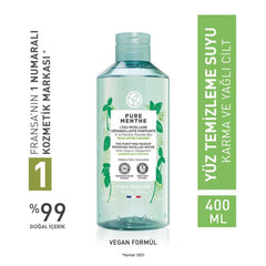Eau micellaire démaquillante pour peaux mixtes à grasses - Formule douce, non irritante et équilibrante pour le sébum