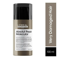 L'Oreal Paris Absolut Repair Molecular Crème sans rinçage réparatrice en profondeur pour cheveux abîmés