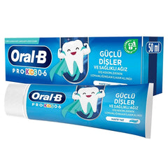 Oral-B Pro Kids Children's Toothpaste - Sodium Fluoride for Strong Teeth, Bubble Mint Flavor, 1.69 fl oz