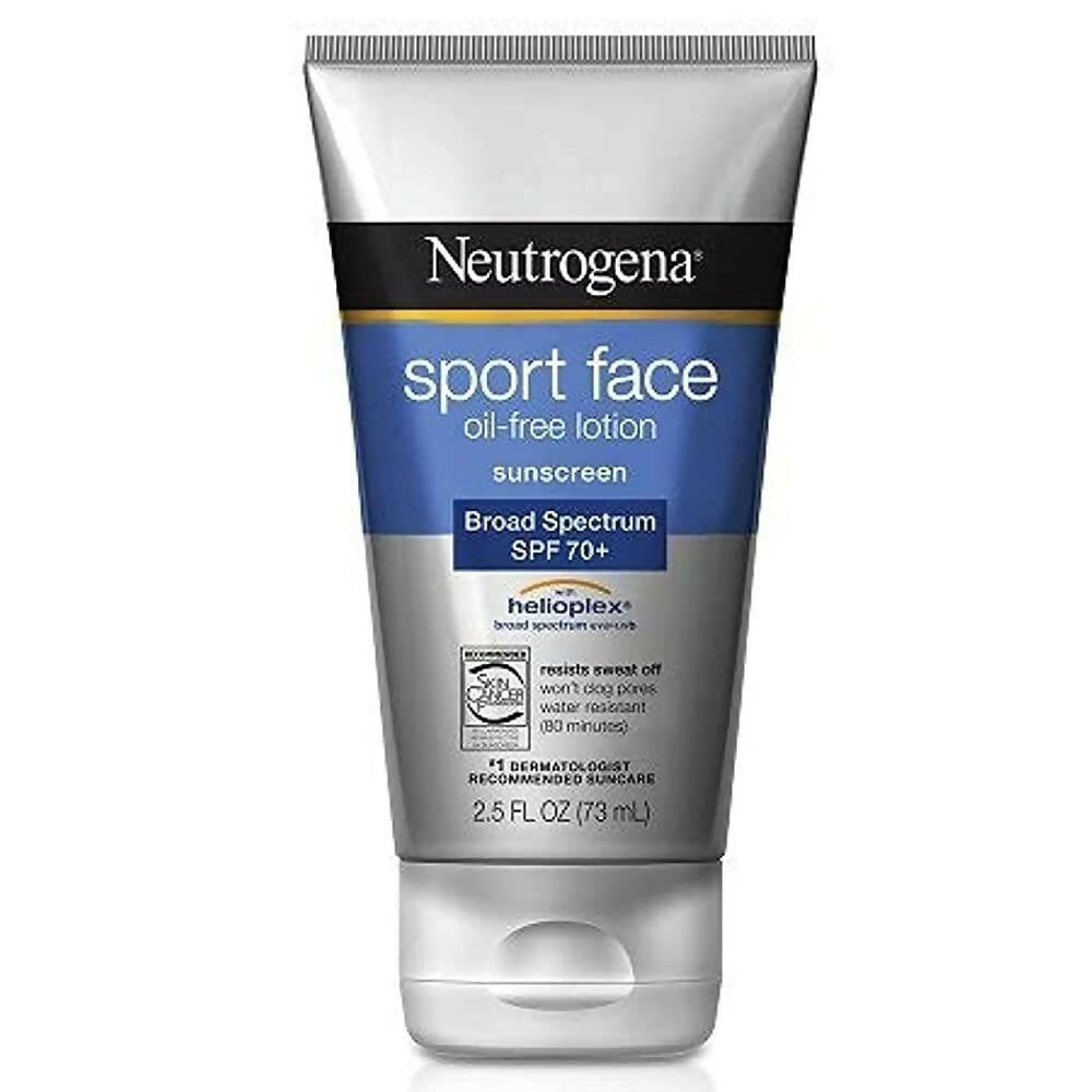 Lotion solaire pour le visage Sport, sans huile, de Neutrogena