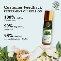 Buddha Natural Peppermint Essential Oil Roll-On