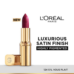 L'Oreal Paris Color Riche rouge à lèvres satiné - 124 S'il Vous Plait
