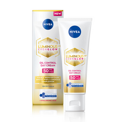 Crème de jour Luminous Even Glow Nivea régulatrice de sébum SPF 50