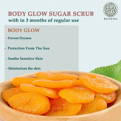 Buddha Natural Exfoliante corporal de azúcar iluminador