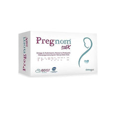Pregnom Max 60 - Multivitamin, Omega-3, and Probiotic Supplement - Soft-Jel Capsules