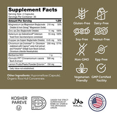 Zahler DiaBetter Advanced Blood Sugar Support 120 Capsules