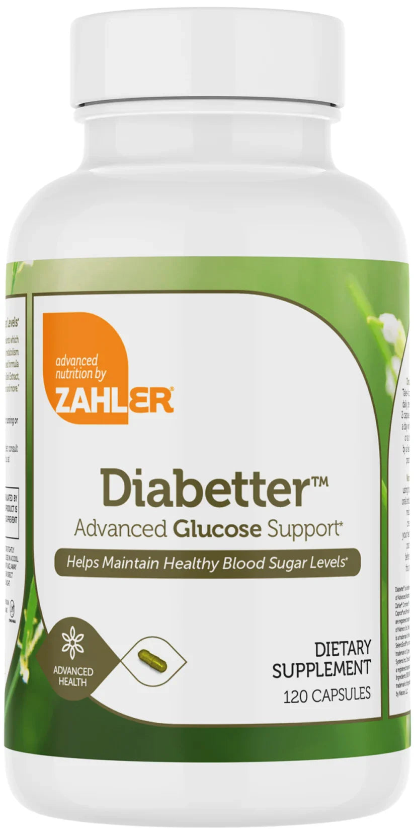 Zahler DiaBetter Advanced Blood Sugar Support 120 Capsules