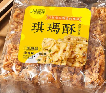 Old-fashioned Sachima Crispy Sachima Crackers A Popular Online Snack.