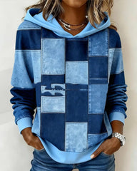 3D-Digitaldruck-Kapuzenpullover für Damen