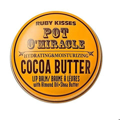 Baume à lèvres en pot Ruby Kisses Lip Balm Pot O'Miracle - Enrichi en beurre de cacao, hydratant et nourrissant pour les lèvres sèches