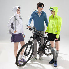 Ropa de seda de hielo para hombre, con protección solar y para exteriores