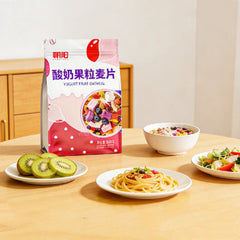 Oatmeal Nutritious Breakfast Ready-to-eat Meal Replacement Yogurt With Fruit Pieces Baked Cereal Oats