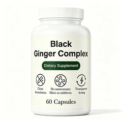 Black Ginger Capsule Health Supplement