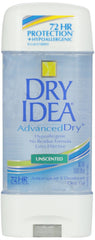 Dial Dry Idea Anti-Perspirant and Deodorant Unscented Hypo-Allergenic 3 oz Clear