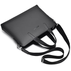 Large-capacity Crossbody Leather Briefcase