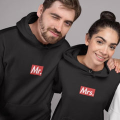 Sweat-shirt à capuche unisexe uni et tendance pour couples