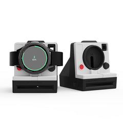 SIKAI Camera Watch Charger Stand Compatible with Samsung Galaxy Watch 4 / Galaxy Watch 4 Classic/Galaxy Watch 3 / Galaxy Watch Active Nightstand Mode Home/Office Use Ideal Gift (Black)