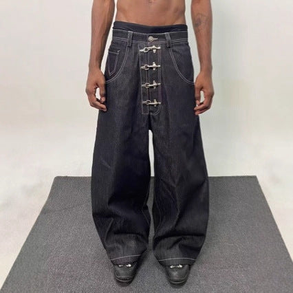 Jean rétro de style machette et streetwear américain