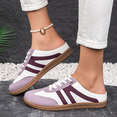 Casual Breathable And Comfortable Slip-on Half-slipper Sneakers