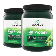 100% Organic Pea Protein Powder - Non-GMO Unflavored