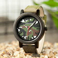 Wooden Watch R24 Quartz Decoration