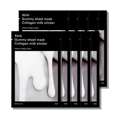 Abib Gummy Sheet Mask Collagen Milk Sticker 27ml X 10ea
