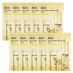 Abib Vita C Brightening Sheet Mask Essential Fit 27ml X 10ea