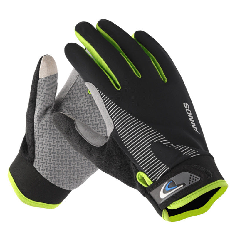 Gants de cyclisme pour activités extérieures, protection solaire, résistants à l'usure et absorption des chocs