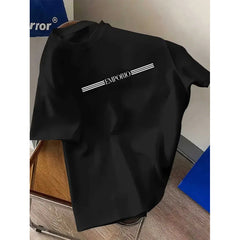 Style de luxe pour homme en coton avec inscription