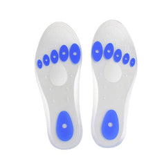 Semelles intérieures transparentes en silicone pour hommes et femmes