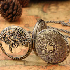 Creative Design Roman Dial Manual Mechanical Pocket Watch