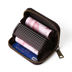 Soft Top-Grain Leather Multifunctional Coin Purse
