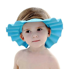 Gorro ajustable para lavar el cabello del bebé, visera de ducha para niños, protección colorida para los oídos durante el baño