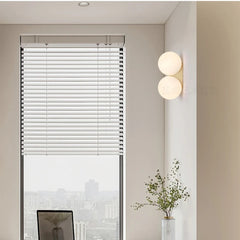 Bedroom Bedside Lamp Simple Glass Ball Wall Lamp