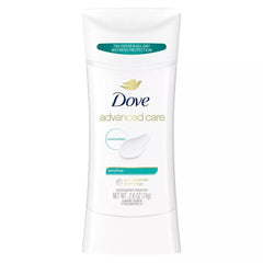 Dove Deodorant 2.6 Ounce Adv Care Anti-Perspirant Sensitive (76ml) (6 Pack)