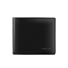 Mens Large-capacity Multi-card Short Leather Wallet