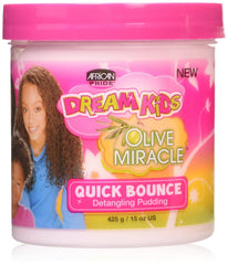 Pudding démêlant African Pride Dream Kids Olive Miracle Quick Bounce, 15 oz
