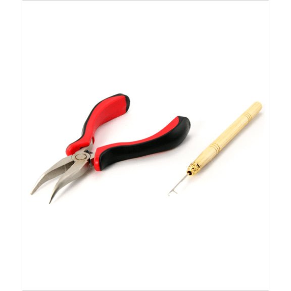 Pince à micro-anneaux Allure avec aiguille de tirage, outil pour perruques et extensions capillaires