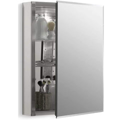 Aluminum Single Medicine Cabinet with Mirror Door