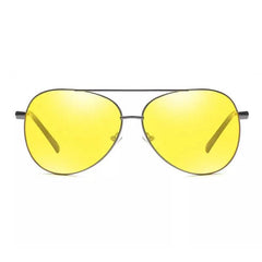 Aviator Tac Night Vision Glasses Polarized Sunglasses Anti Glare Driving Goggles