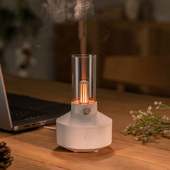 New Arrival Ultrasonic Humidifier Retro 150ml Night Light Essential Oil Aroma Diffuser For Home Office
