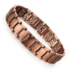 European And American-style Magnetized Pure Copper Bracelet For Men