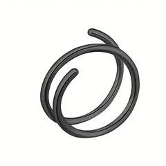 Stainless Steel Double Helix Nose Ring – 14K Gold Plated Hot Style Piercing Jewelry for Women