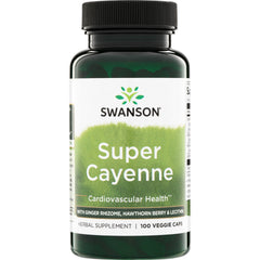 Super Cayenne - with Ginger Rhizome, Hawthorn Berry & Lecithin
