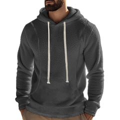 Mens Fleece Long-Sleeve Pullover Hoodie