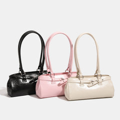 Niche Textured Womens Sophisticated Commuter Pillow Bag