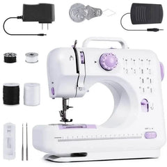 Pro Portable Electric Sewing Machine – 12 Stitches, Adjustable Speed, Multifunctional