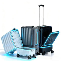 Multifunctional Side-opening High-capacity Suitcase With Dry-wet Separation And An Aluminum Frame