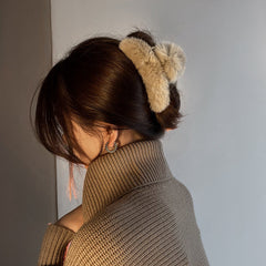 Korea Real Otter Hair Hair Clip Female