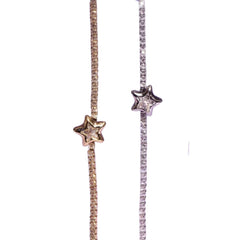Bracelet entièrement serti de diamants étoilés pour femmes